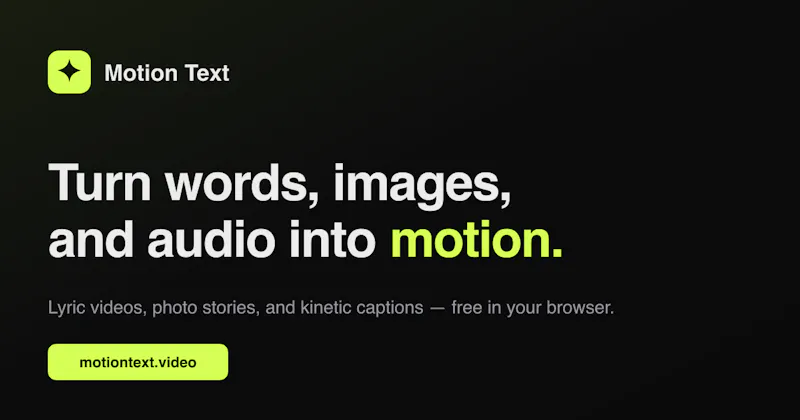 Motion Text screenshot 2