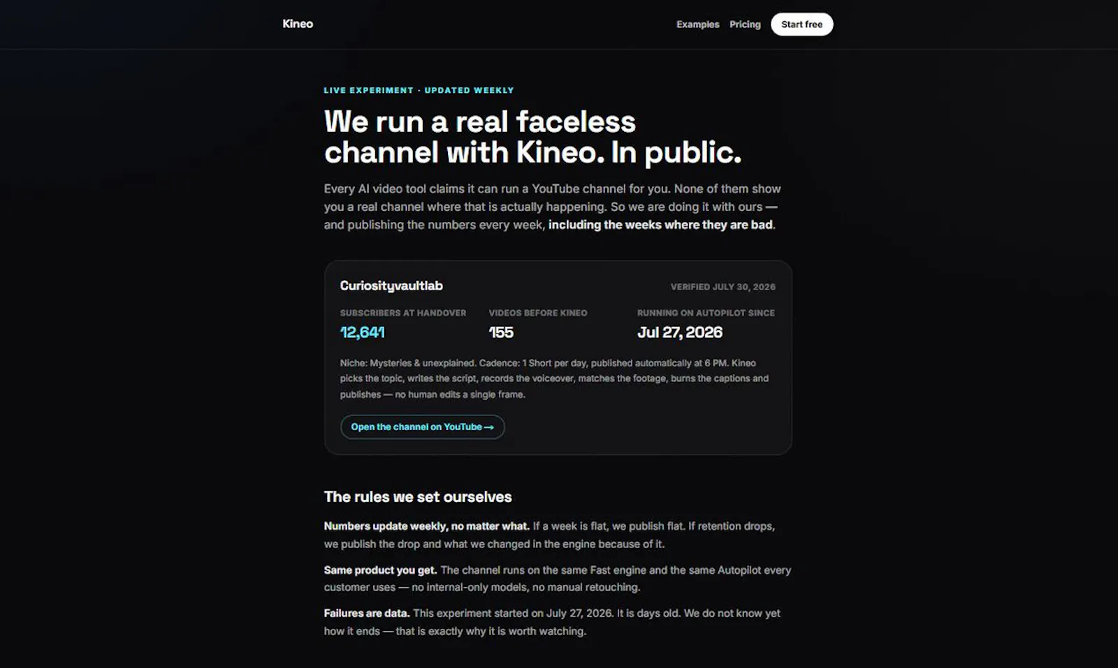 Kineo screenshot 2