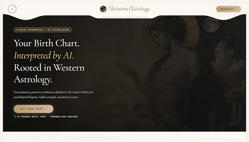 The AI Astrology — Western Astrology screenshot 1