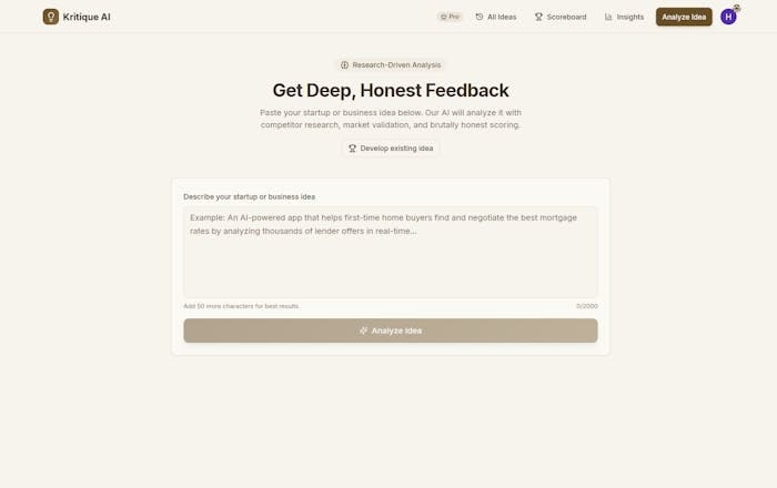 Kritique AI gallery image
