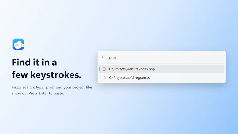 Pastebird screenshot 2