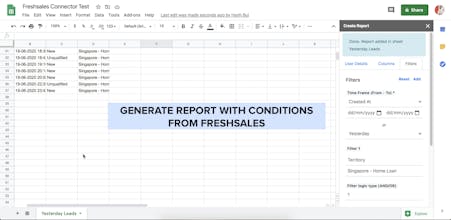 Freshsales Reports Connector gallery image