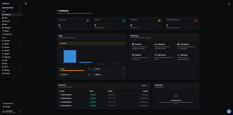 Synetro screenshot 1