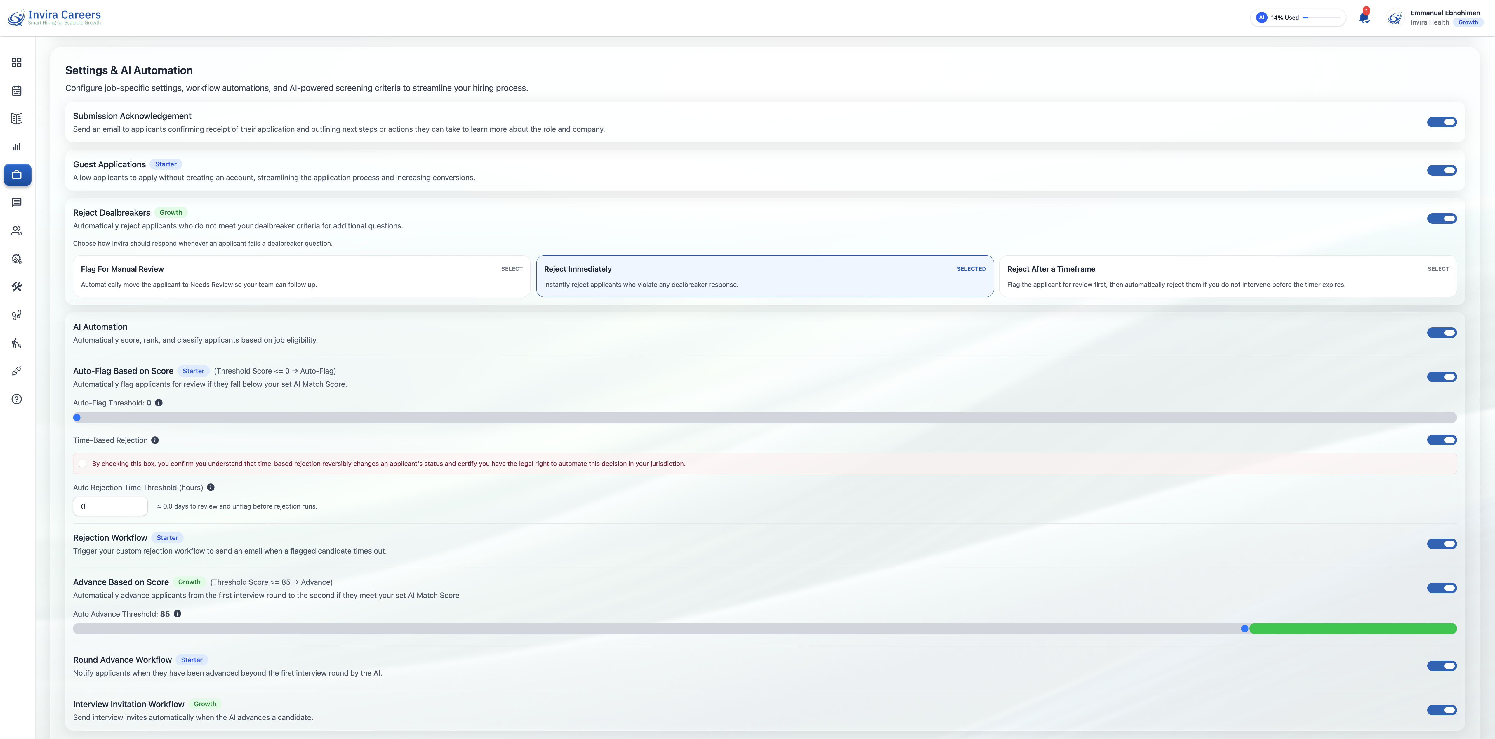 Invira Careers - Screenshot 4 showing product features and functionality