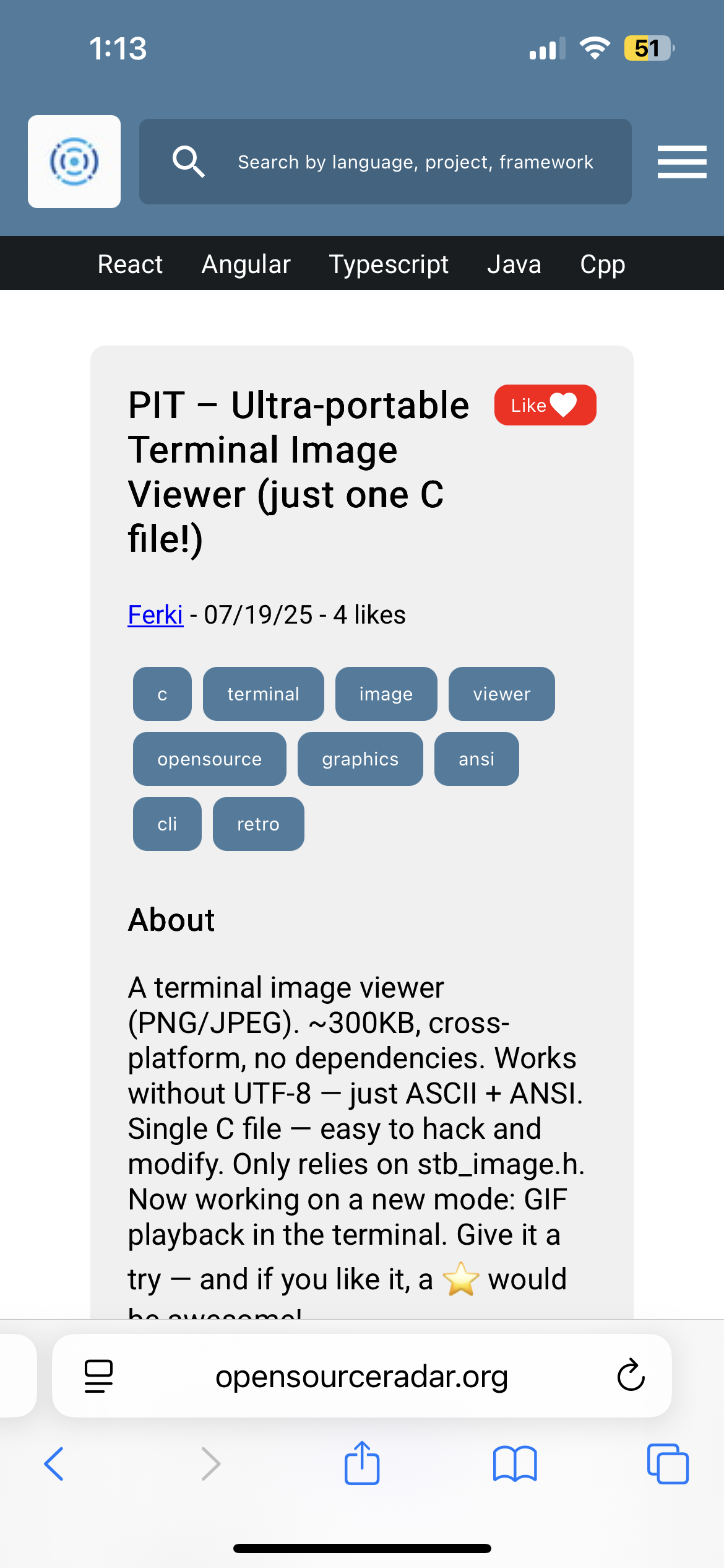 Open Source Radar gallery image