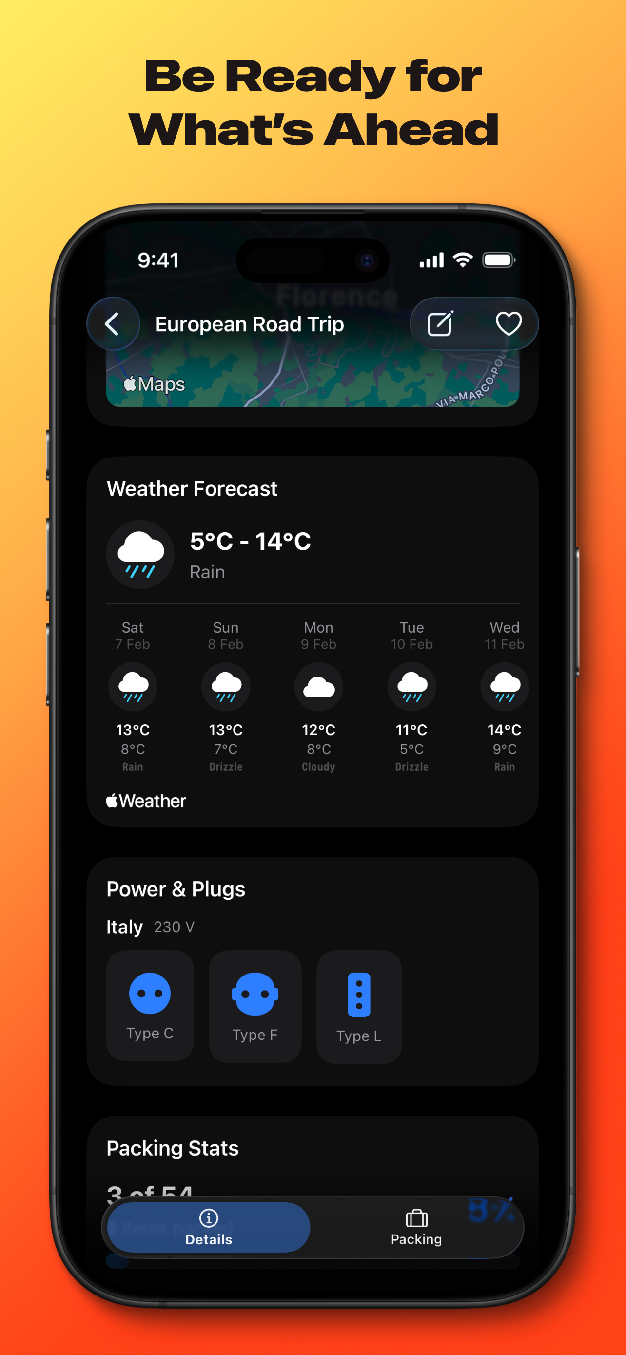 journeybot: packing & travel - Screenshot 5 showing product features and functionality