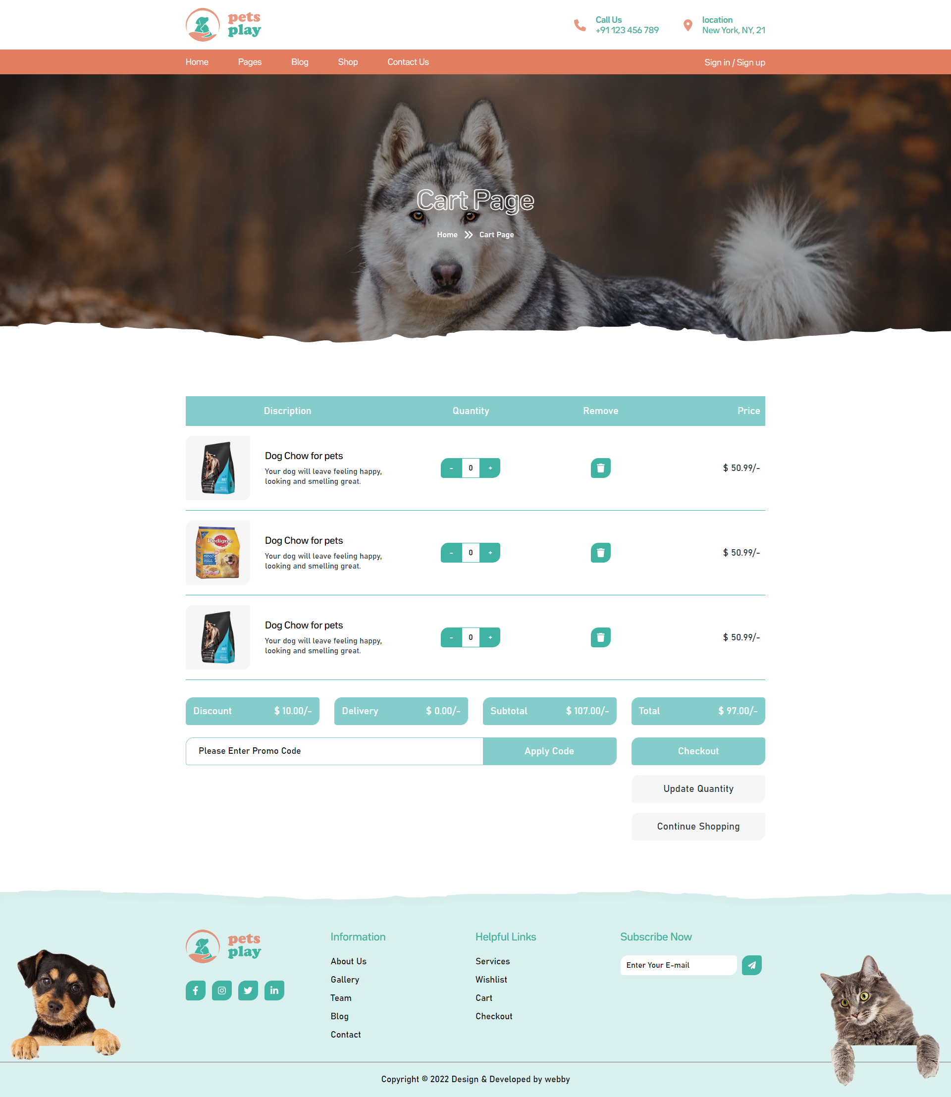 Petsplay: Pet Shop Website HTML Template media 3