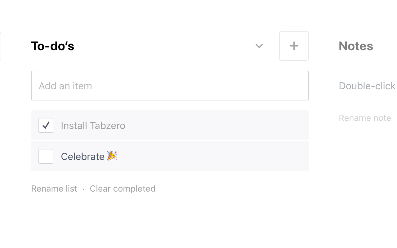 Tabzero Image