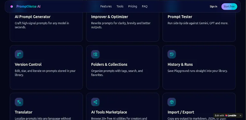 PromptScape Nova screenshot 2