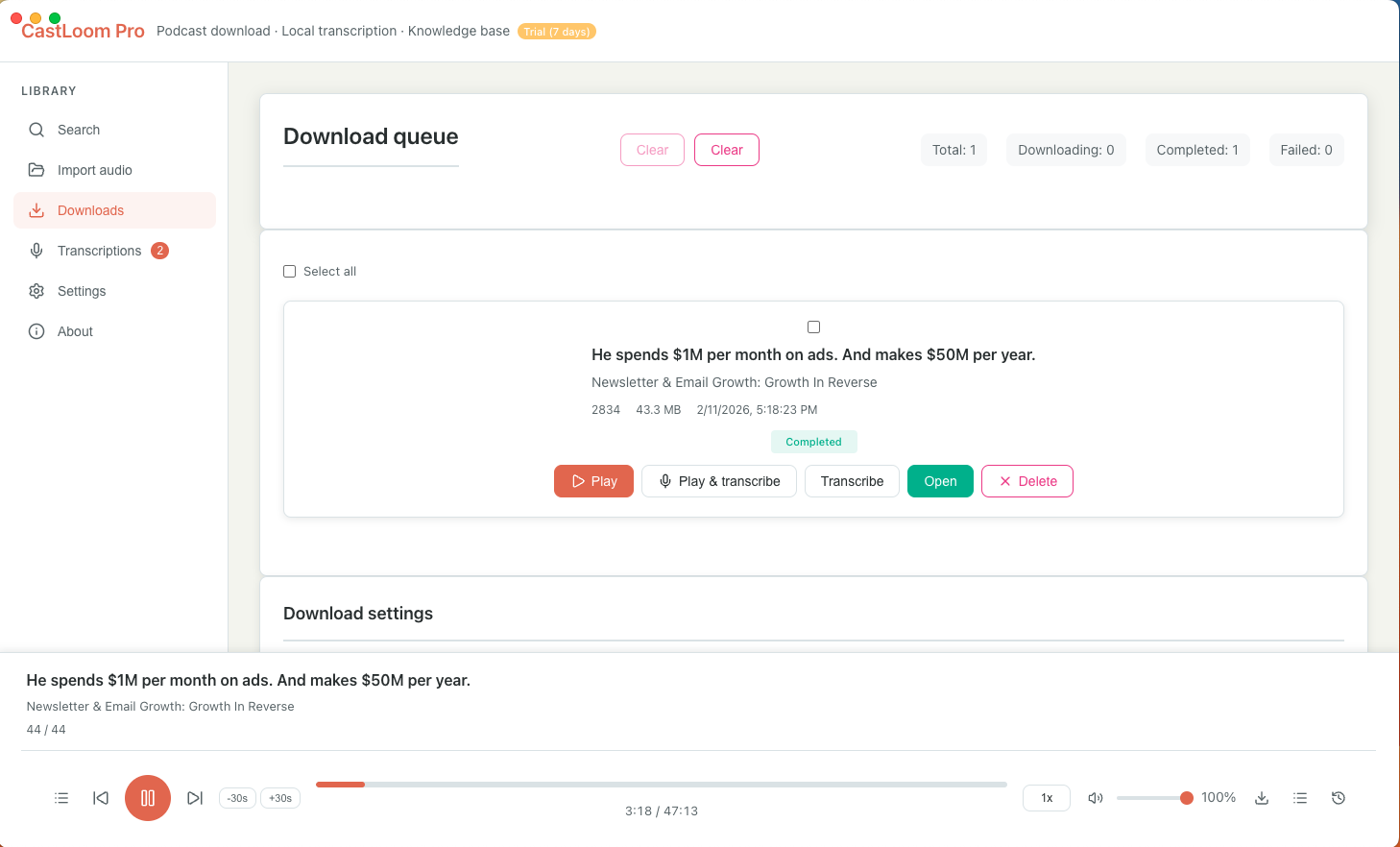 CastLoom Pro gallery image