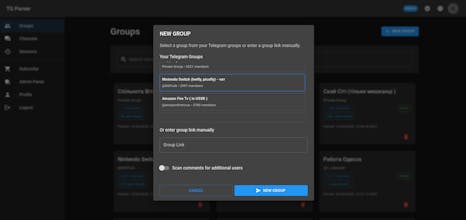 Telegram Group/Channel Parser gallery image