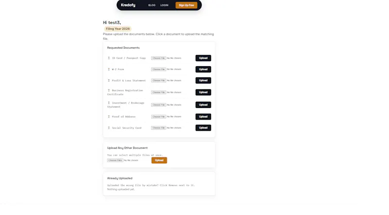 Kredofy screenshot 2