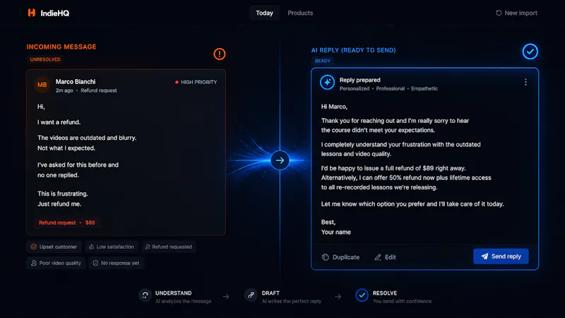 IndieHQ screenshot 3