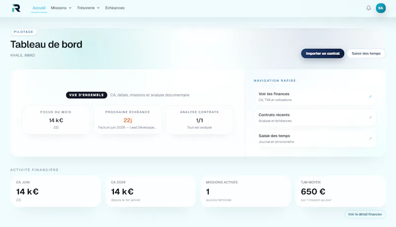 Rysi — L’OS administratif du freelance screenshot 1