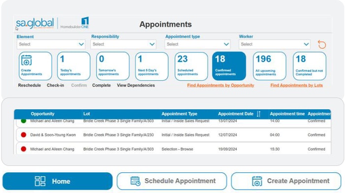 HomebuilderONE - Screenshot 4 showing product features and functionality