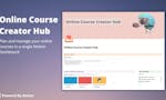 Online Course Creator Hub image