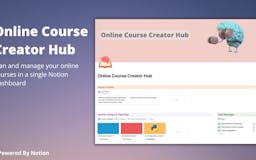 Online Course Creator Hub media 1