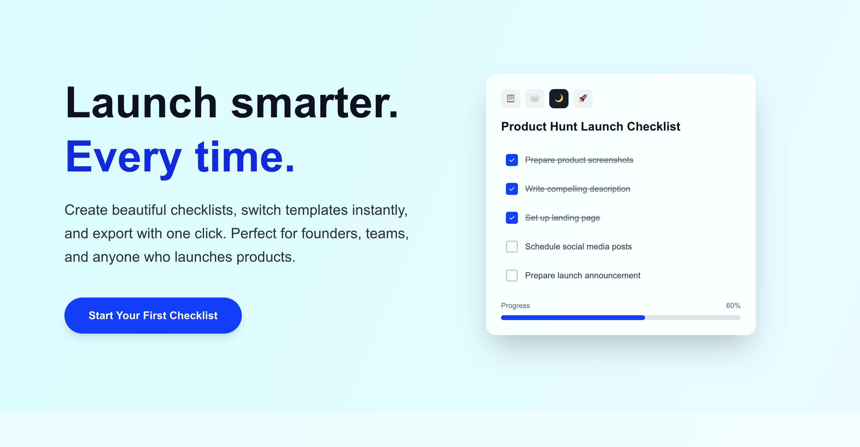 launchchecklist.pro media 5