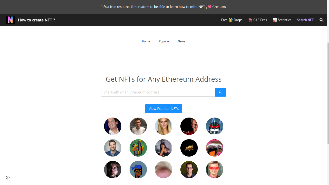 How to NFT gallery image