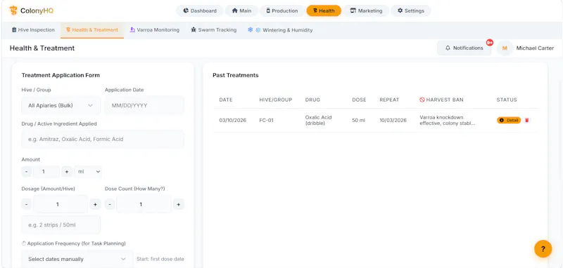 Beekeeping Web App Template screenshot 7