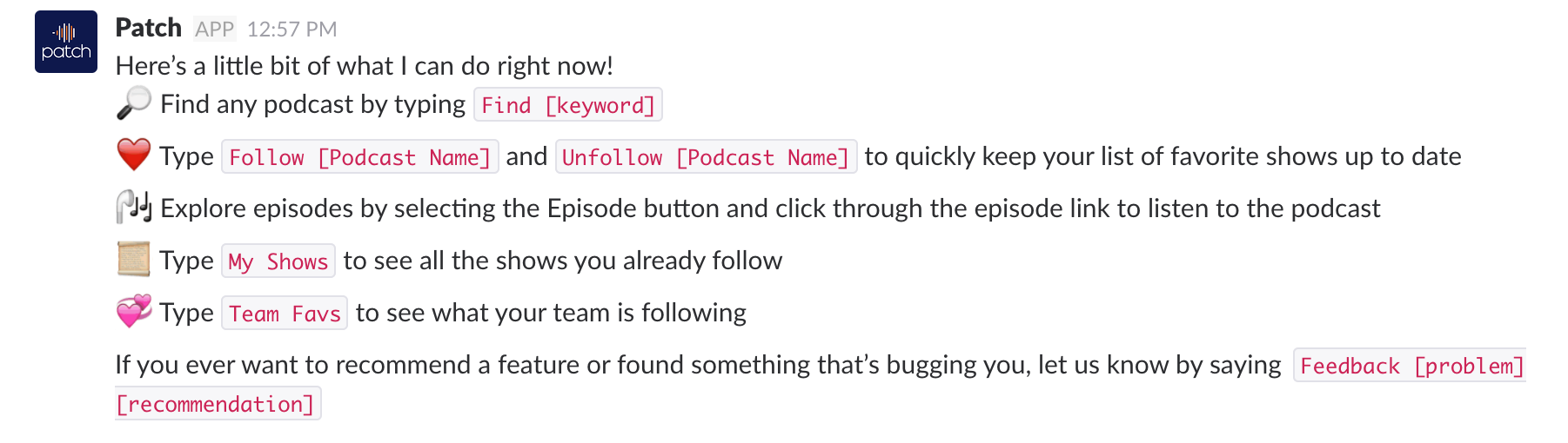 Patch Slack App gallery image