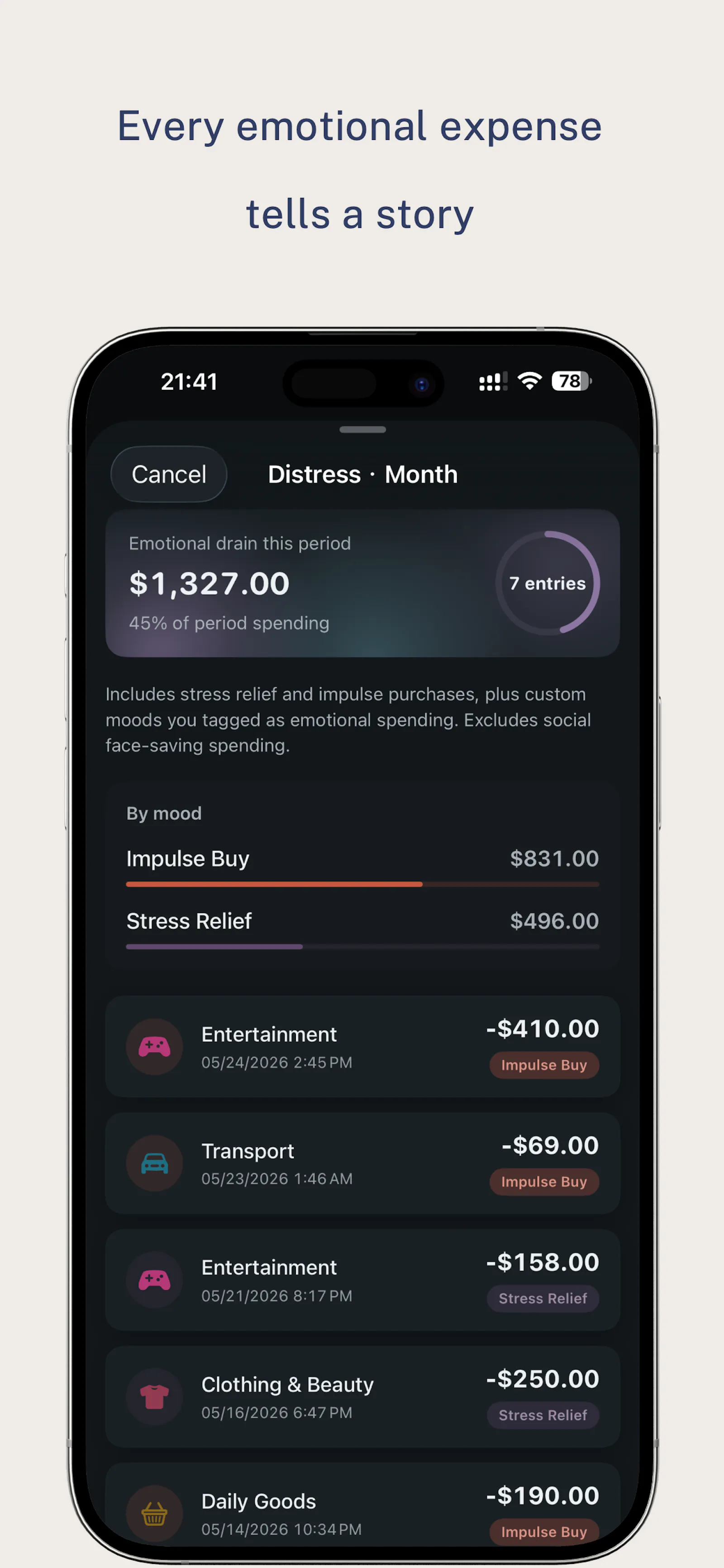 WhySpend - Expense Tracker screenshot 5