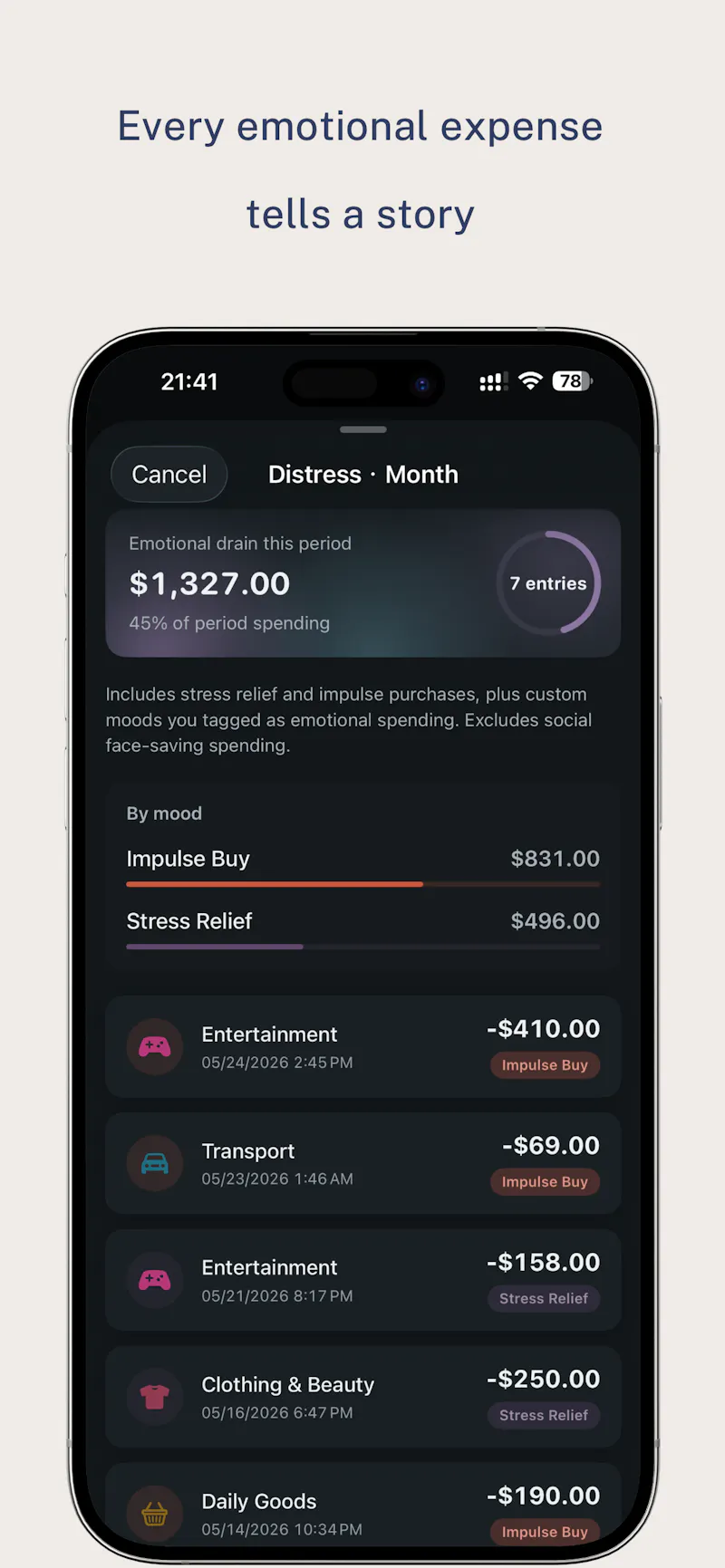 WhySpend - Expense Tracker screenshot 5