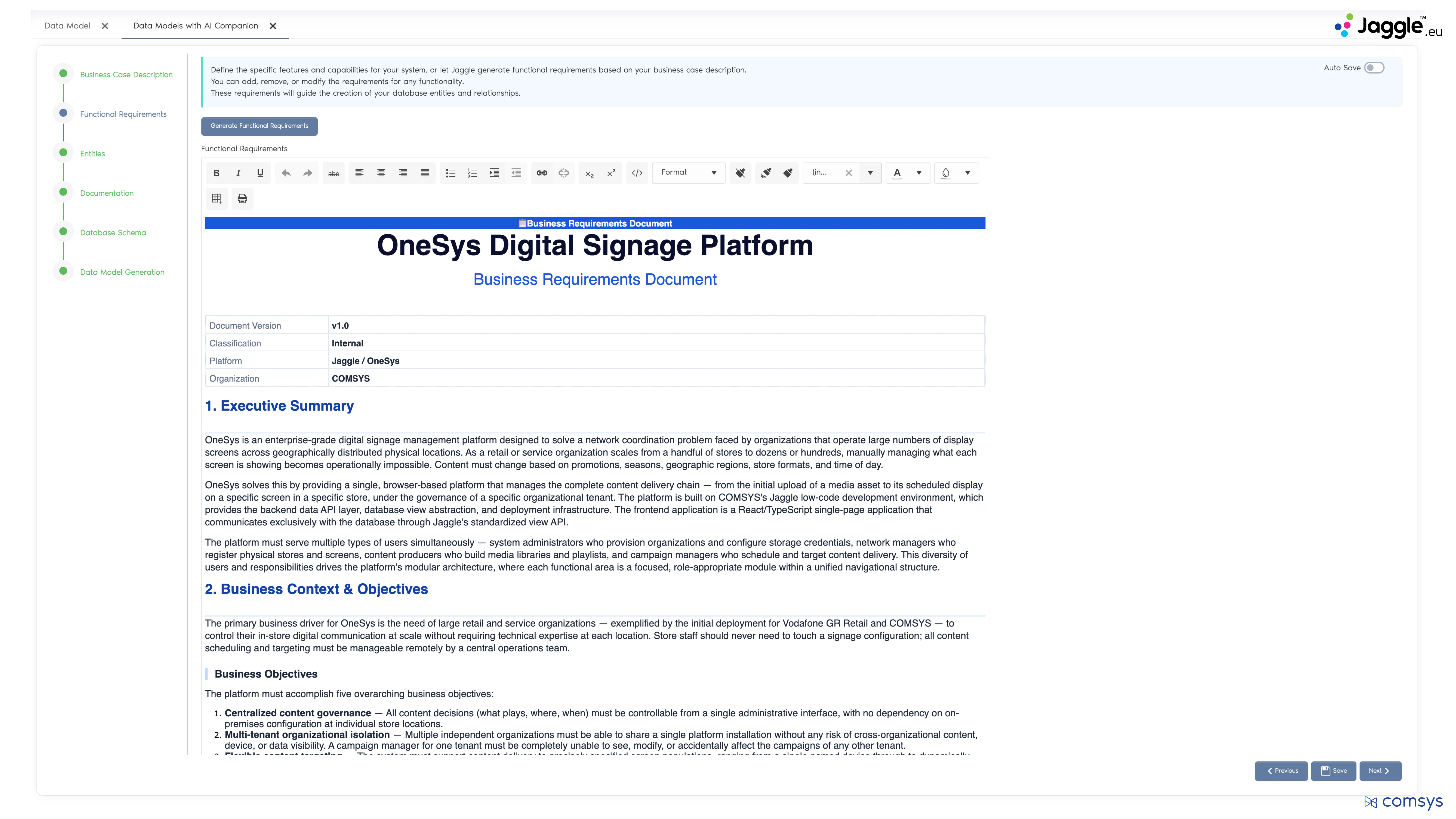 Jaggle.eu by Comsys screenshot 2