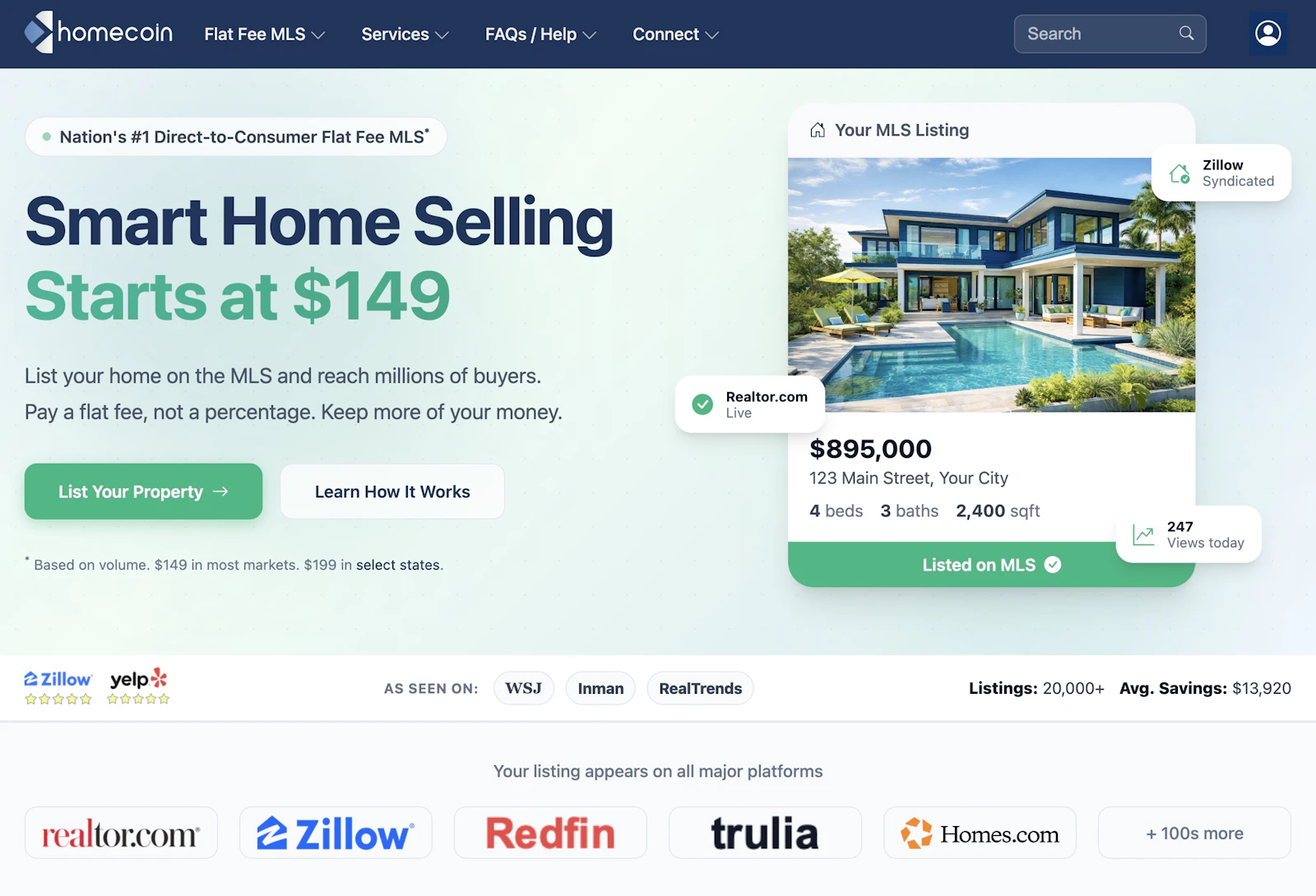 homecoin: List on MLS for $149 screenshot 2
