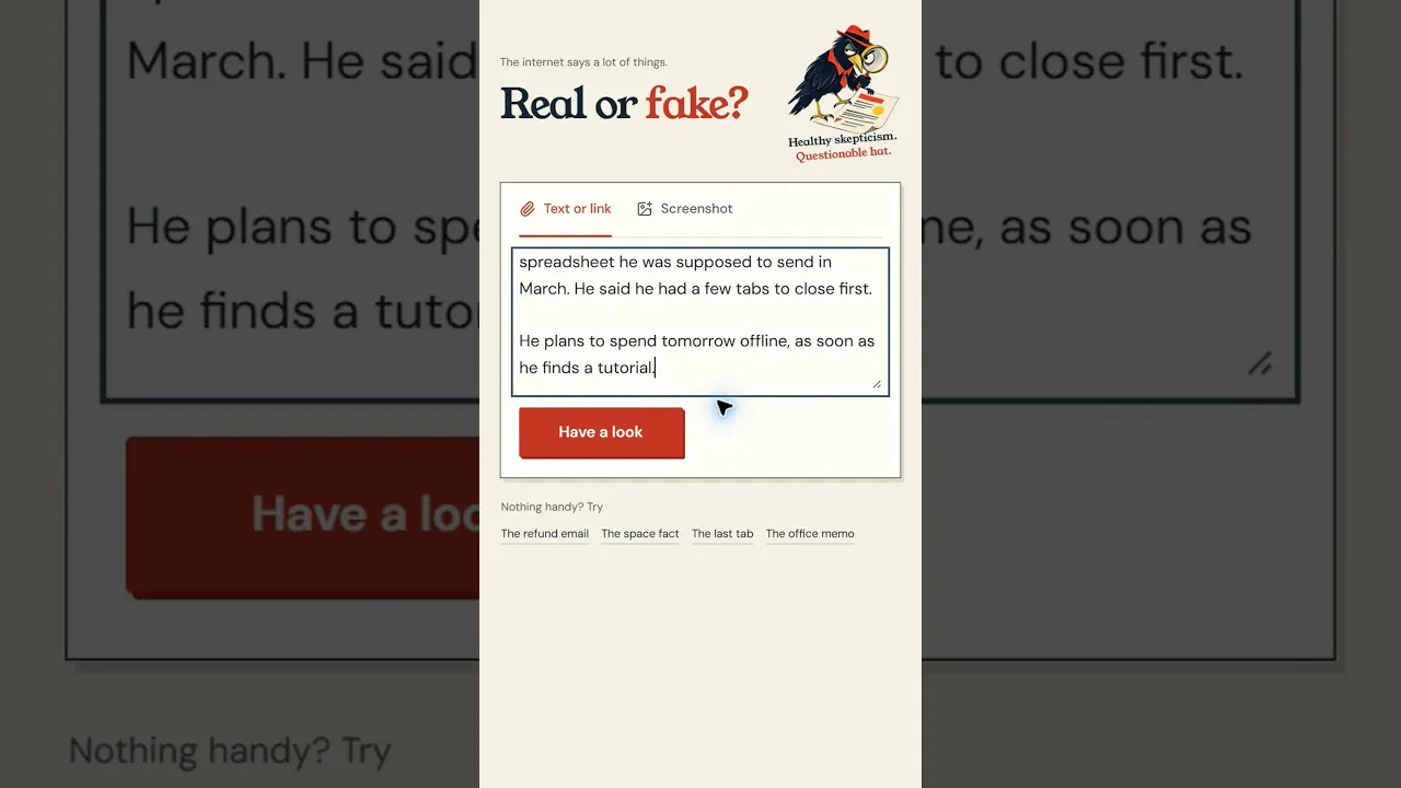Real or Fake? gallery image