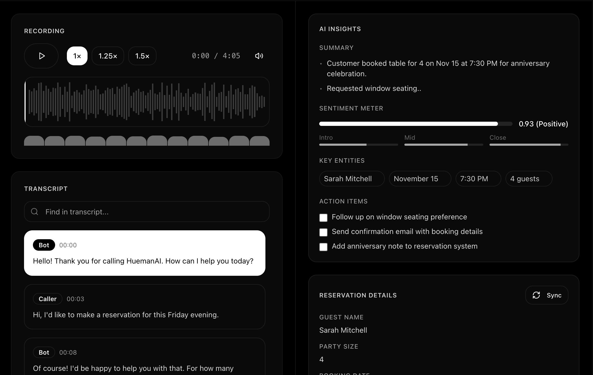 Hueman AI - Screenshot 4 showing product features and functionality