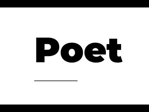 Poet gallery image