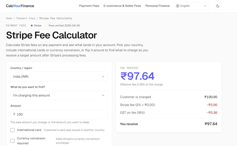 CalcYourFinance screenshot 2