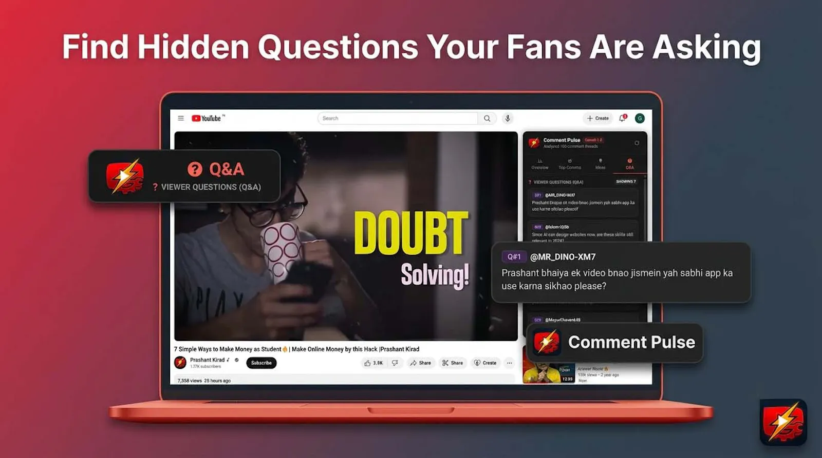 YT Comment Pulse & Analytics screenshot 3