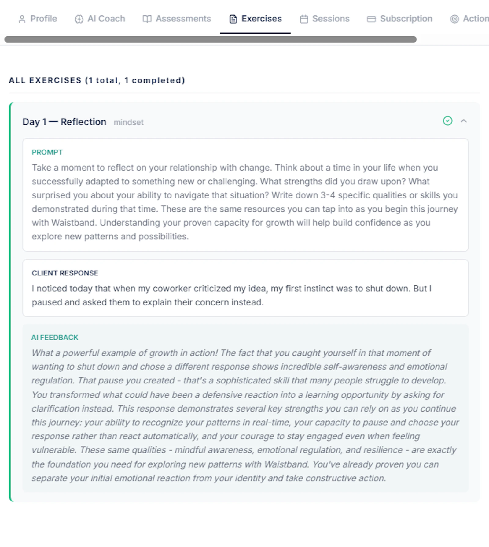 Waistband Coaching Platform screenshot 4