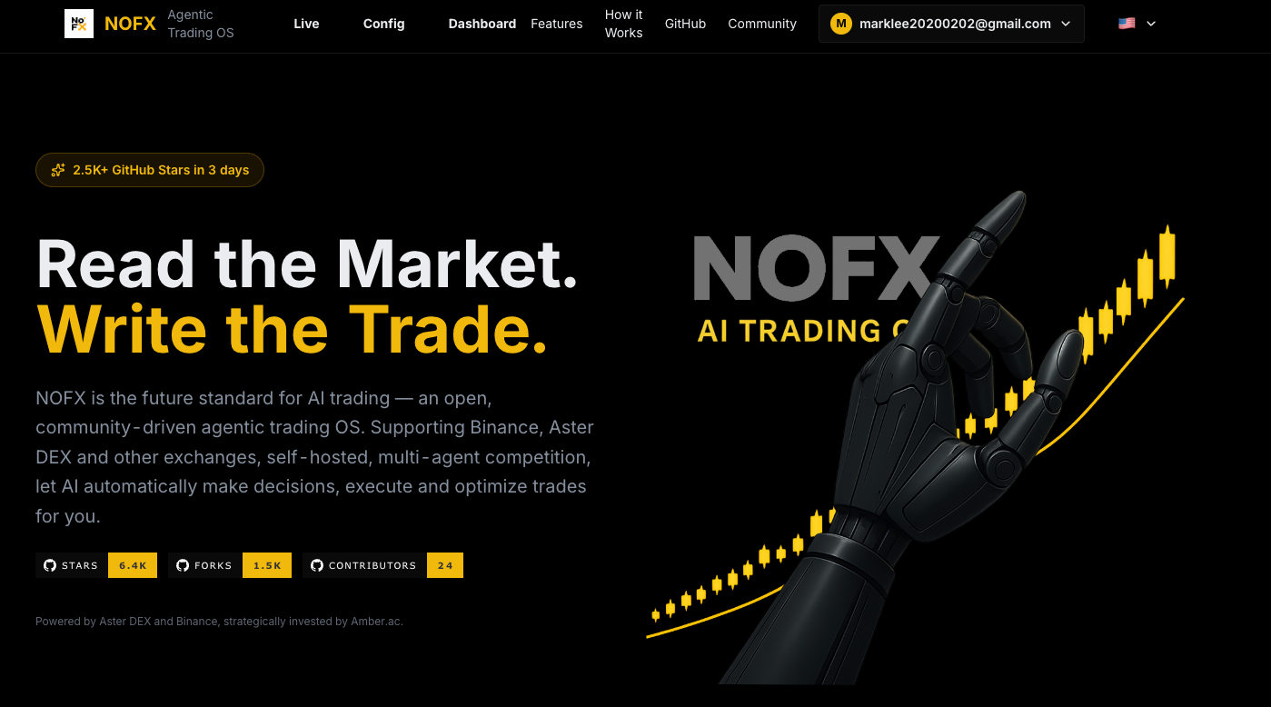 NoFx - Main screenshot showing features and interface