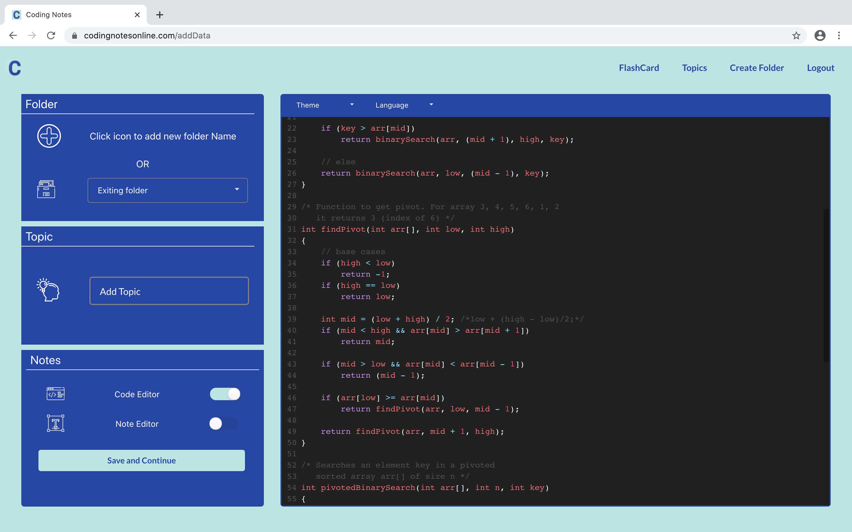 Coding Notes - Keep track of your coding notes and snippets in one ...