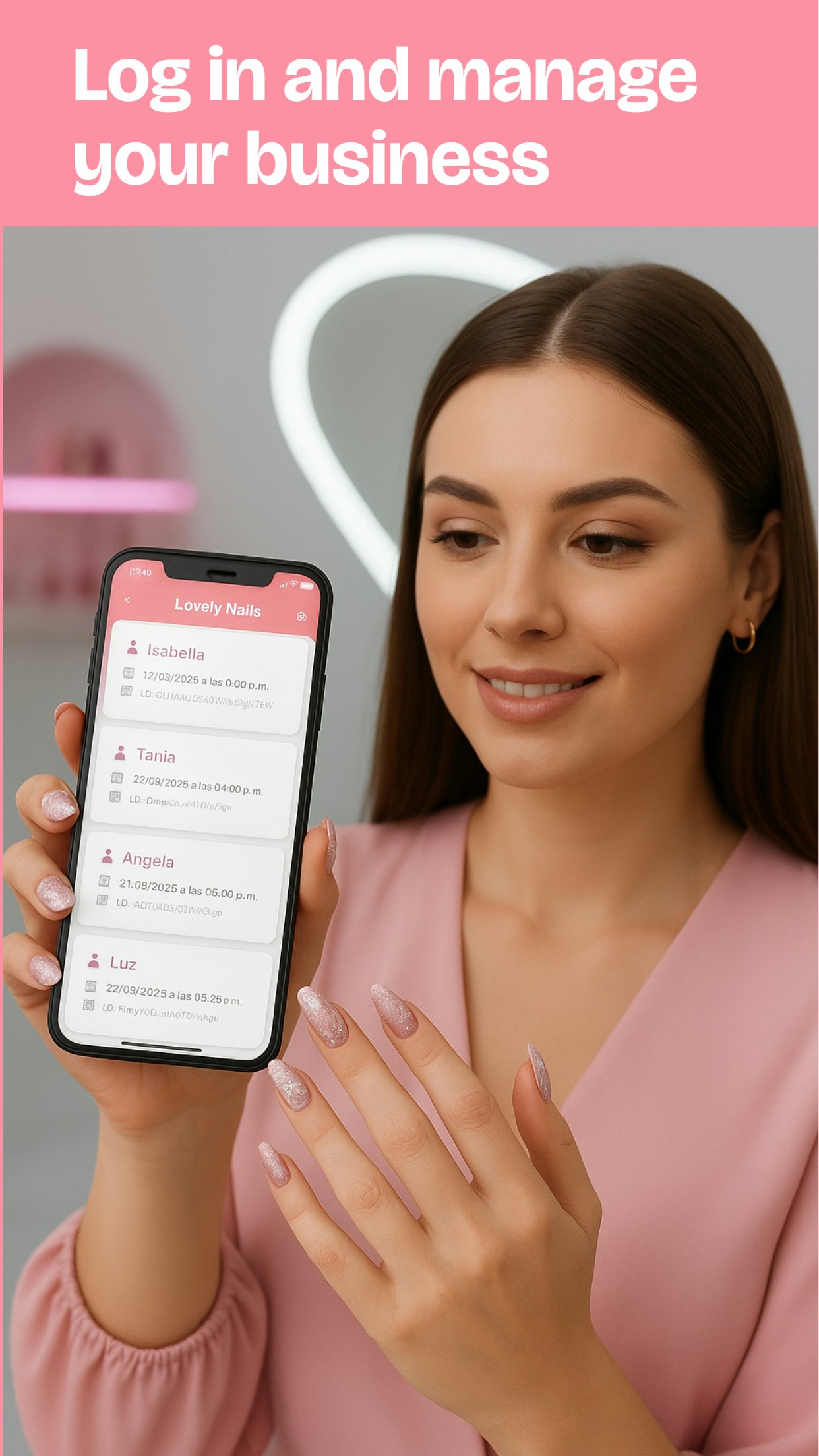 Lovely Nails - Main product screenshot demonstrating key features and user interface