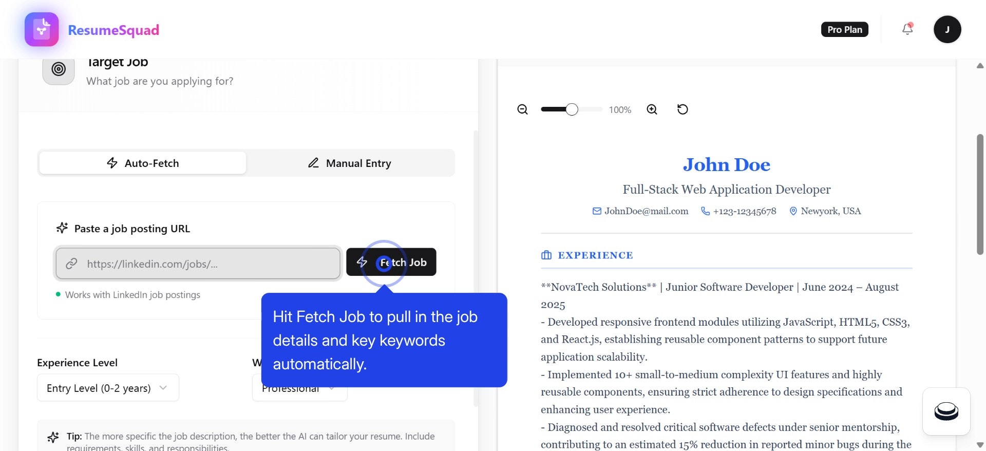 ResumeSquad gallery image