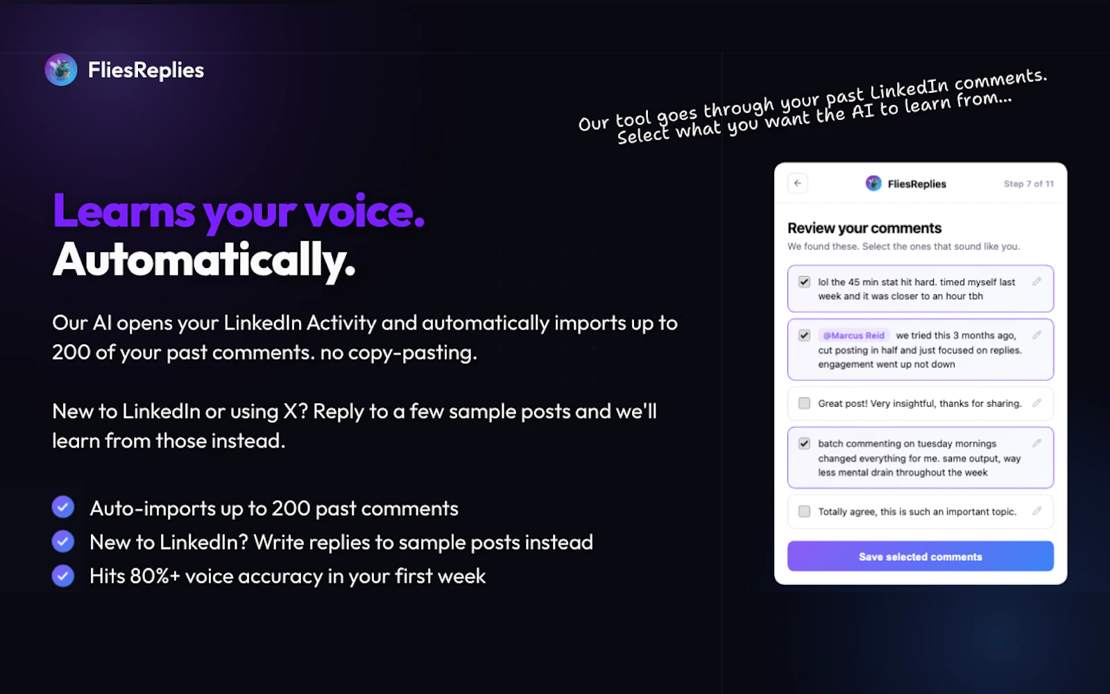 FliesReplies screenshot 2