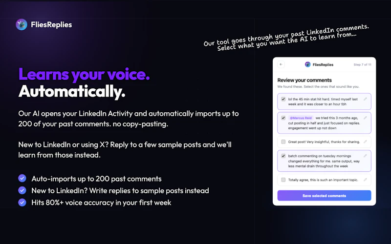 FliesReplies screenshot 2