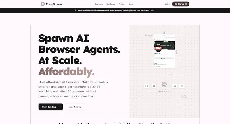 Rusty Browser screenshot 1