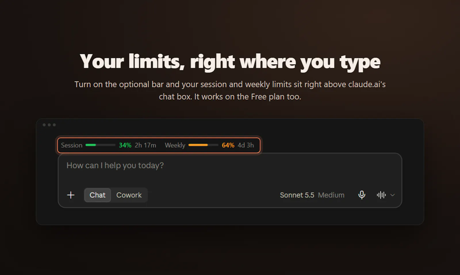 Claude Monitor screenshot 2