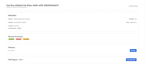 Testream gallery image