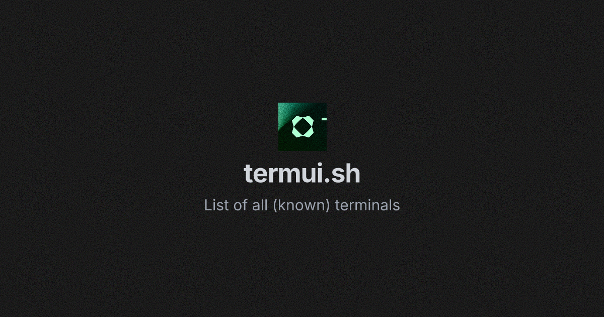 The Terminal Directory gallery image