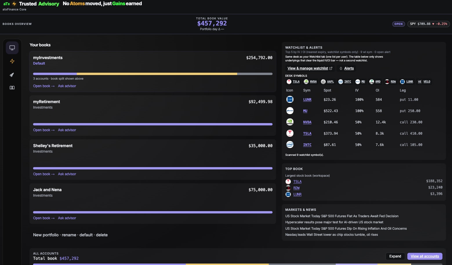 xFinance – xAI Options OS for HNWI gallery image