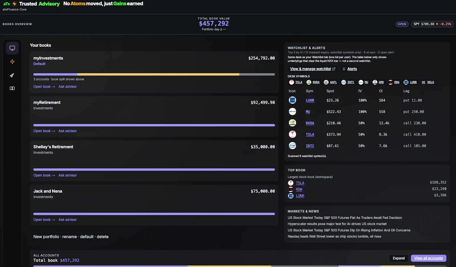 xFinance – xAI Options OS for HNWI screenshot 9