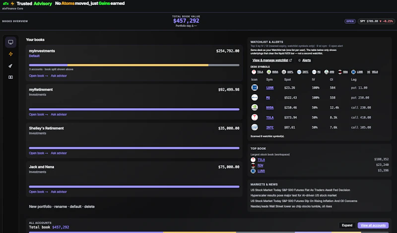 xFinance – xAI Options OS for HNWI screenshot 9