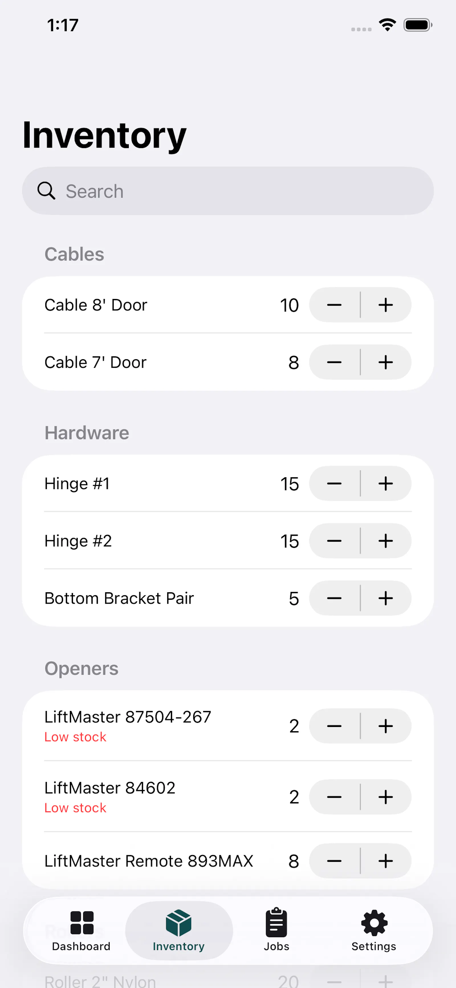 Doorstock screenshot 2