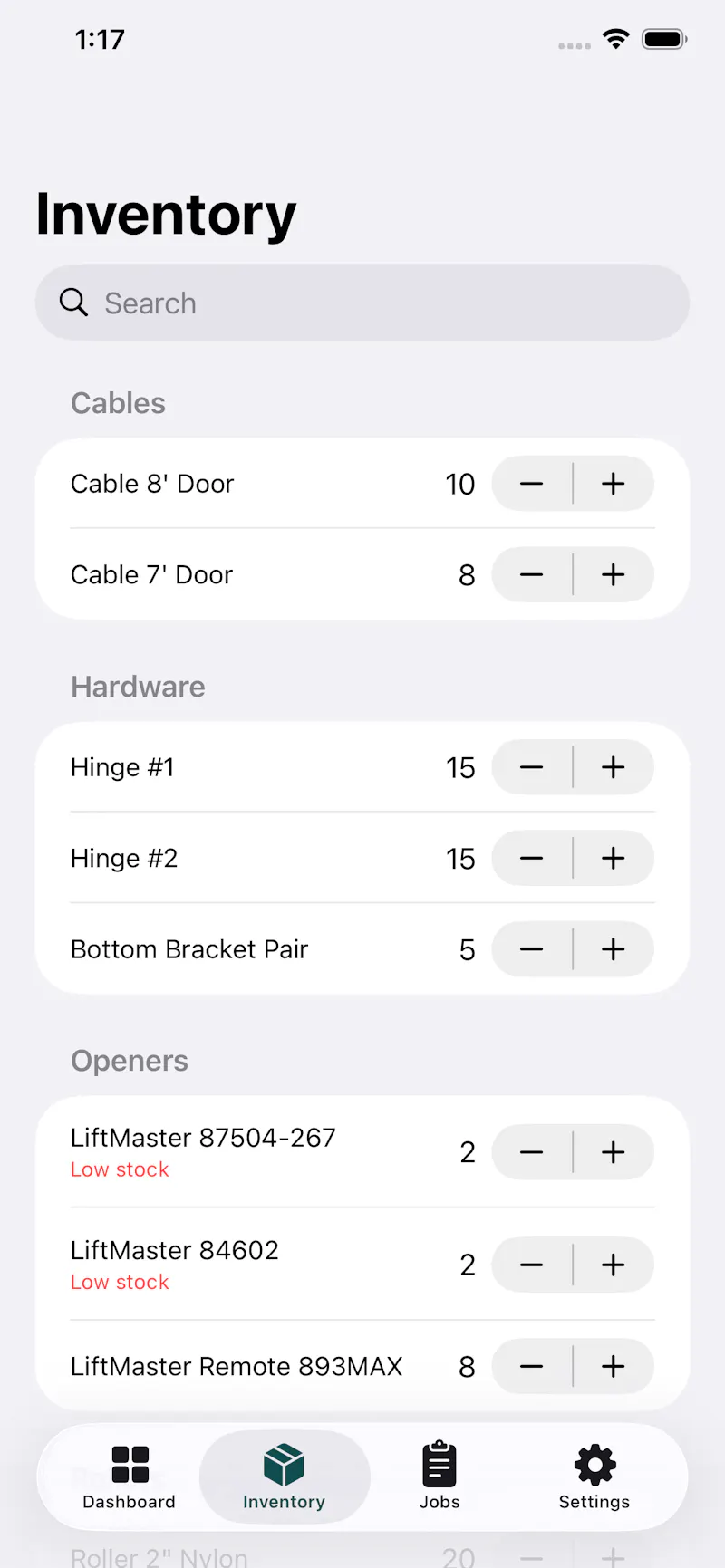 Doorstock screenshot 2